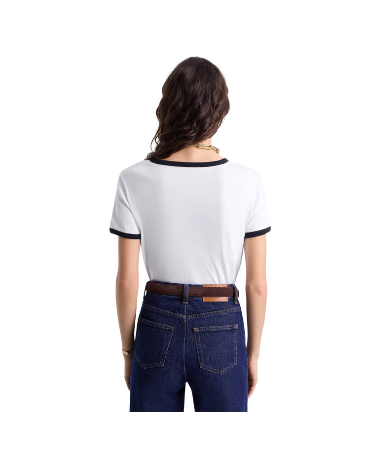 SRHWC Ringer Tee - White