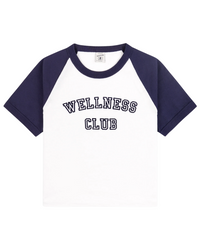 Wellness Club Flocked Baby Tee