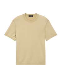 Relaxed Crewneck Tee In Cotton Light Twist
