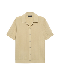 Camp Collar Shirt In Cotton Light Twist