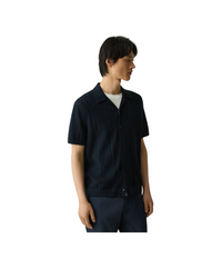 Camp Collar Shirt In Cotton Light Twist