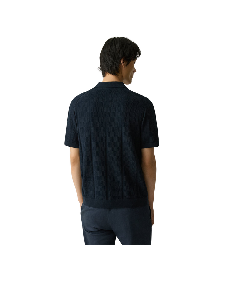 Camp Collar Shirt In Cotton Light Twist