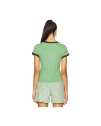 Basic Cotton Jersey Peony Baby Fit T-shirt