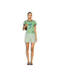 Basic Cotton Jersey Peony Baby Fit T-shirt
