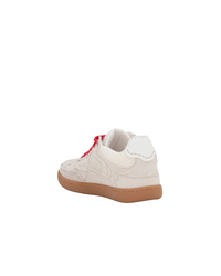 08 Canvas Raw Edge Sneakers