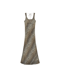 Leopard Print Maxi Dress