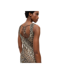 Leopard Print Maxi Dress