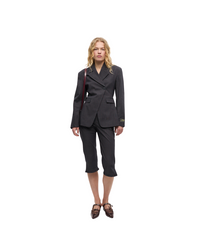 Pinstripe Capri Trousers