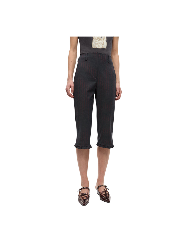 Pinstripe Capri Trousers