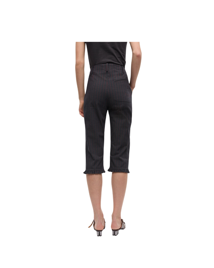 Pinstripe Capri Trousers