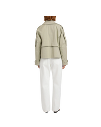Yasmin Cropped Trench