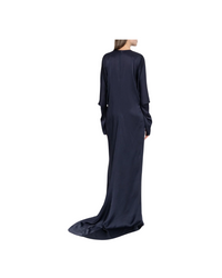 Satin Twist Gown Dress