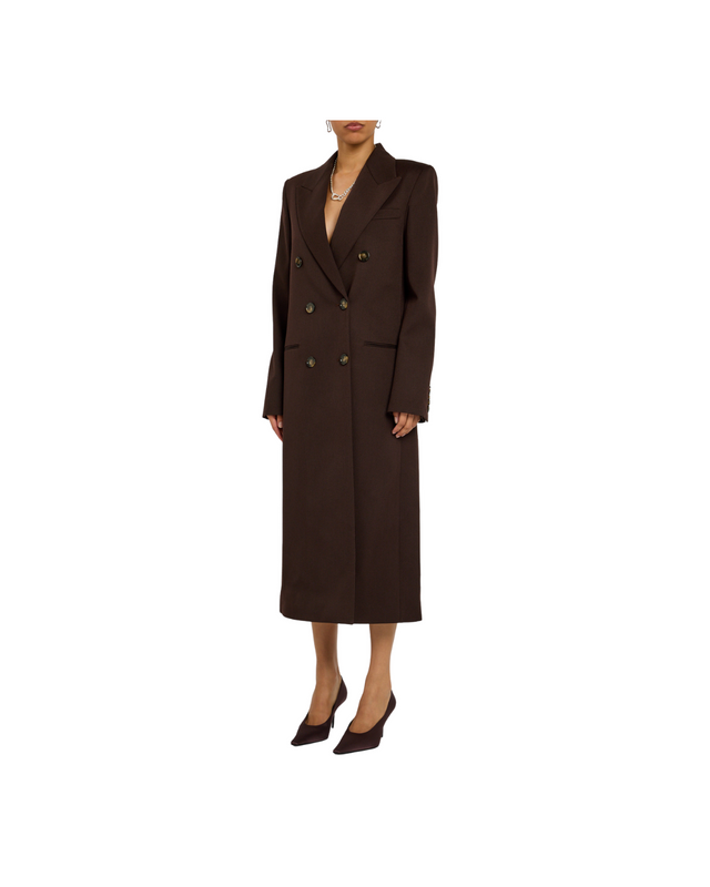 Double-breasted Wool Coat