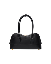 Ryder Crocodile-Embossed Shoulder Bag