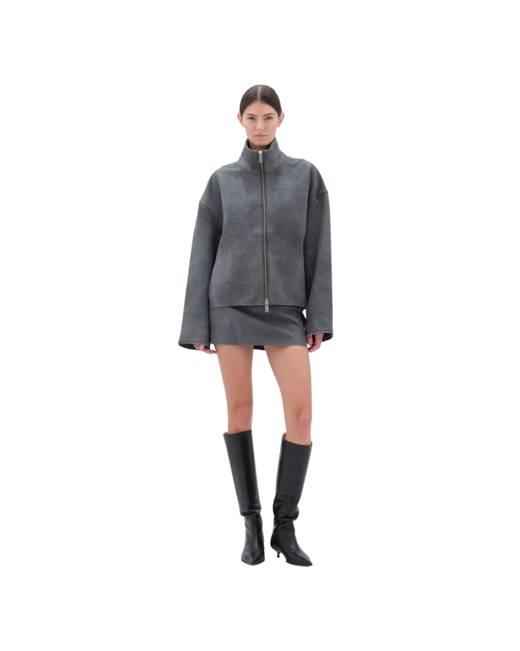 Bonded Leather Jacket