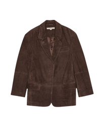 Oversized Suede Blazer