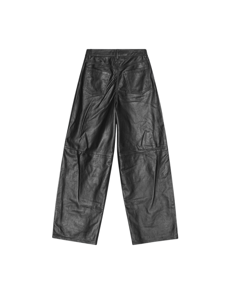 Cocoon Leather Pants