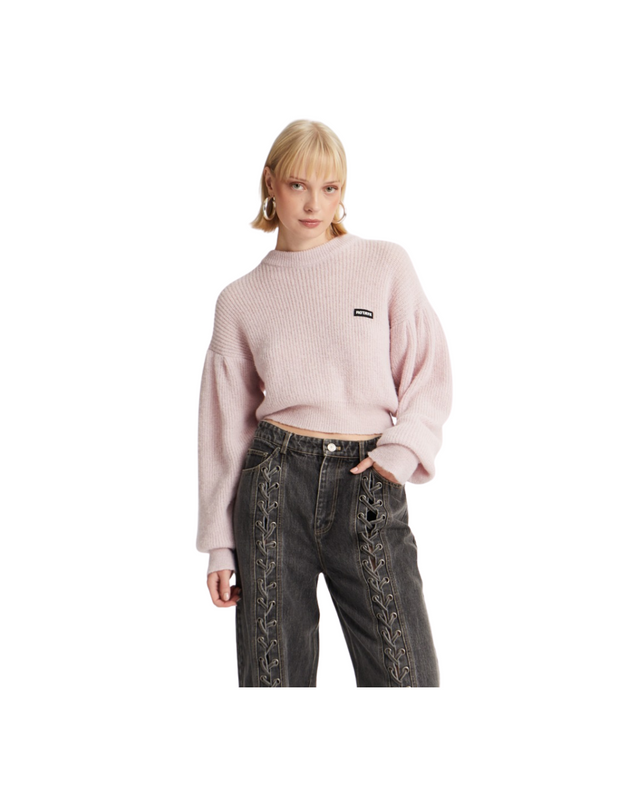 Knit Puff Crewneck