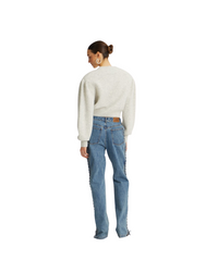 Laced Straight Leg Jeans