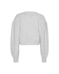 Knit Puffsleeve Cardigan