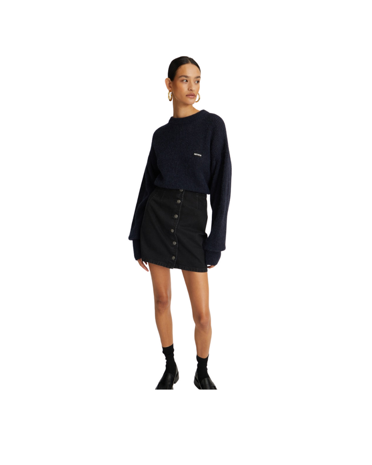 Knit Puff Crewneck