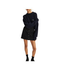 Knit Puff Crewneck