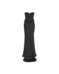 Satin Corset Maxi Dress