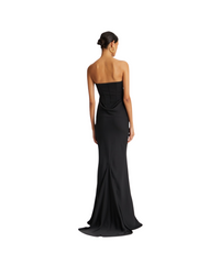 Satin Corset Maxi Dress