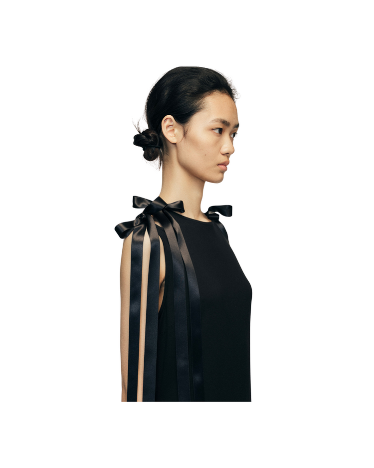 Bow Ribbon Tail Dress