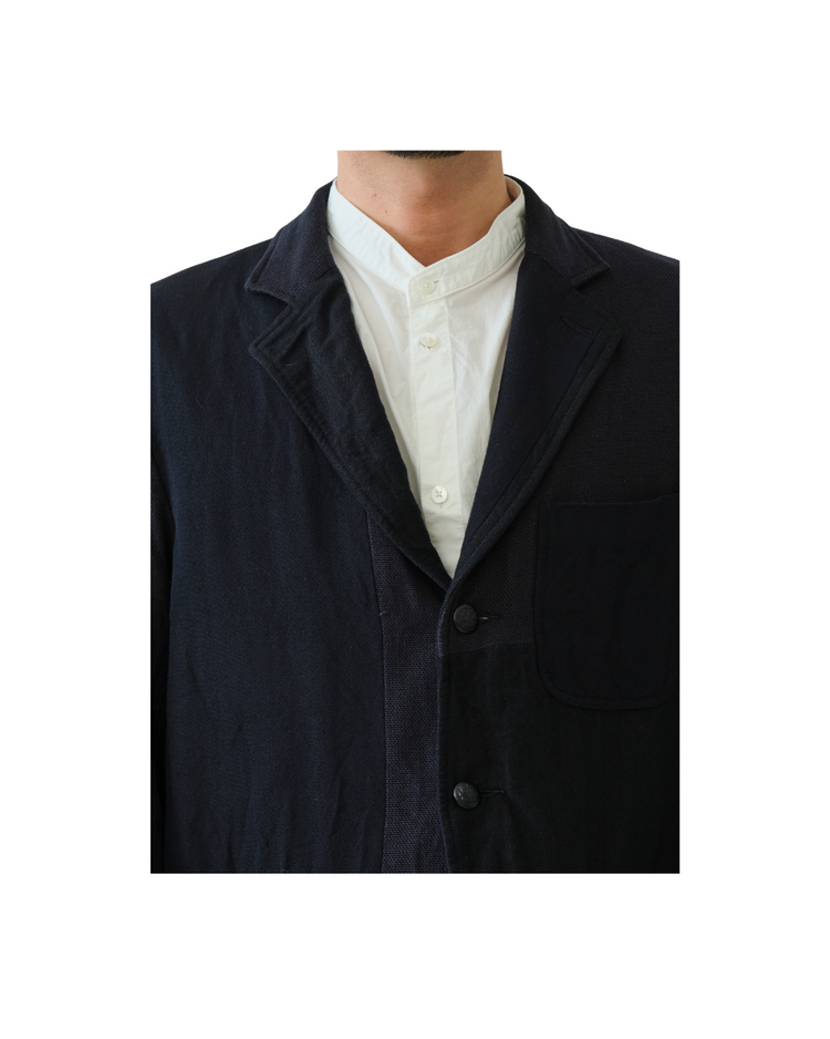 Multi Fabric Patchwork Tailored Jacket