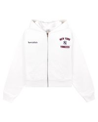 Homerun Cropped Zip Hoodie