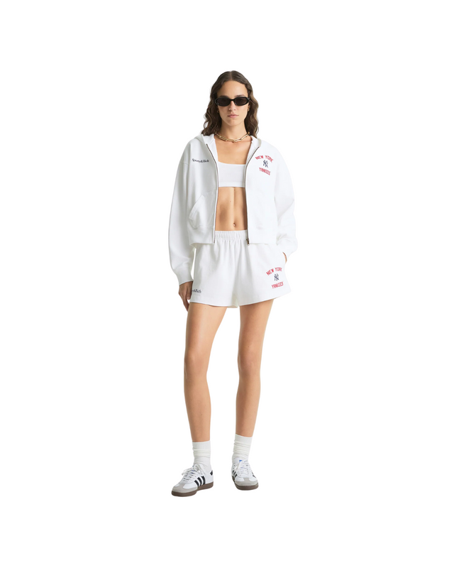 Homerun Cropped Zip Hoodie