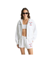 Homerun Cropped Zip Hoodie