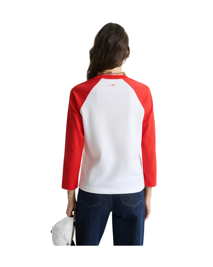 Yankees Serif Baseball Tee
