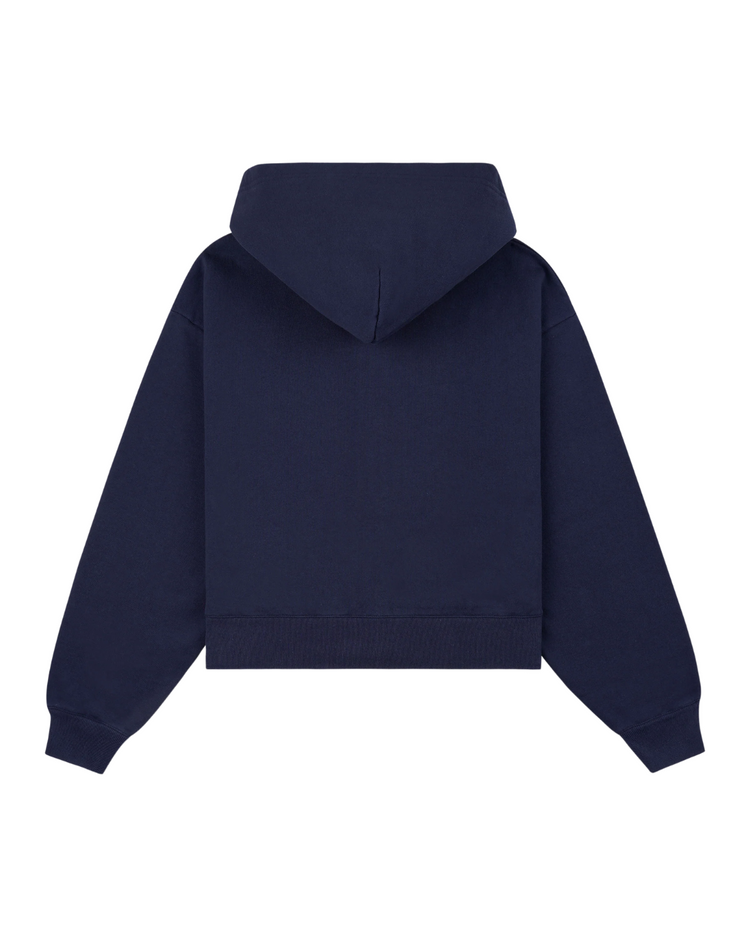 NY Tennis Club Cropped Zip Hoodie