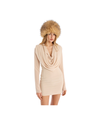 Chiffon Ls Mini Dress