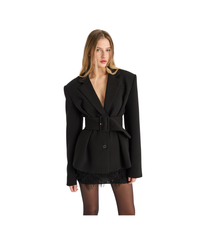 Suiting Belted Blazer