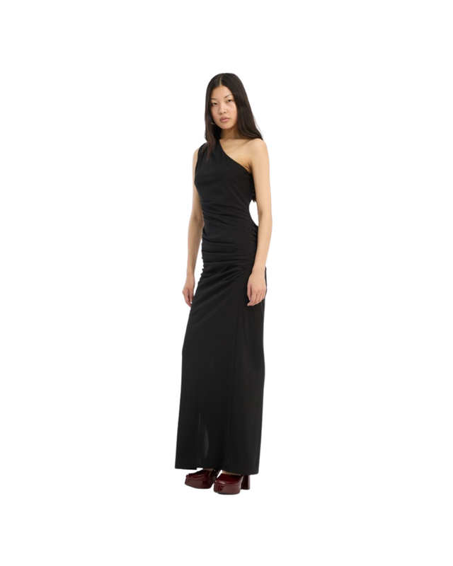 Draped One Shoulder Dress