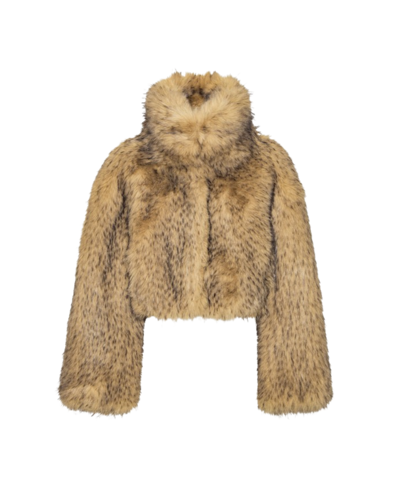 Faux Fur Crop Jacket