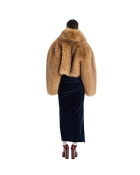 Faux Fur Crop Jacket