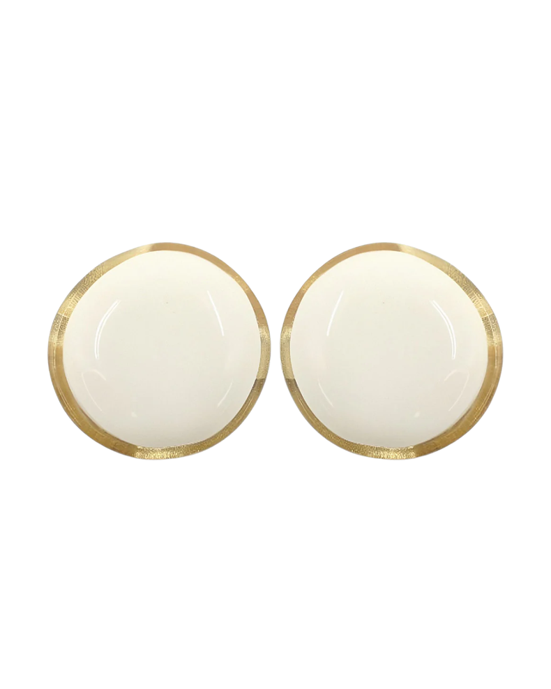 Clip Earrings Titelle Ivory-Gold
