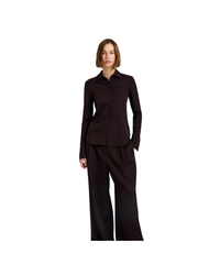 Maddi Shirt in Merino Wool Twill