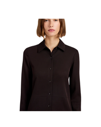 Maddi Shirt in Merino Wool Twill