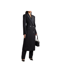 Double-Breasted Twill Coat