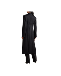 Double-Breasted Twill Coat