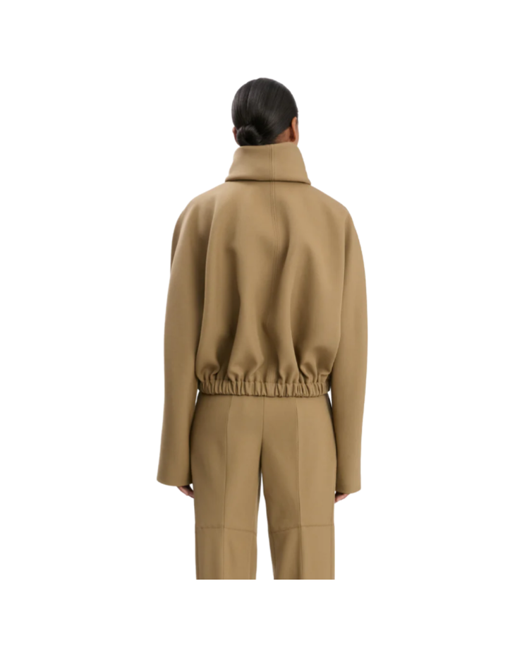 Roll Neck Bomber Jacket