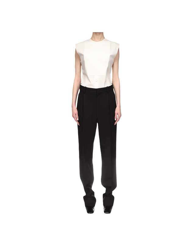 Drop-waist Straight Leg Trouser