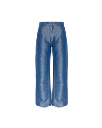 Shiny Metallic-effect Jeans