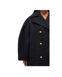 Oversized Midi Peacoat