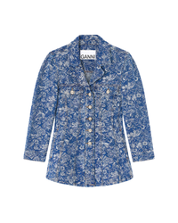 Tapestry Denim Blazer